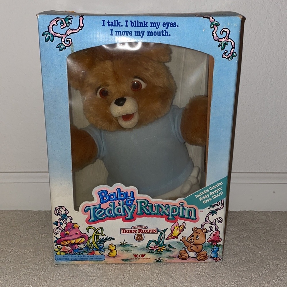 Extremely Rare! Baby Teddy Ruxpin from 1987